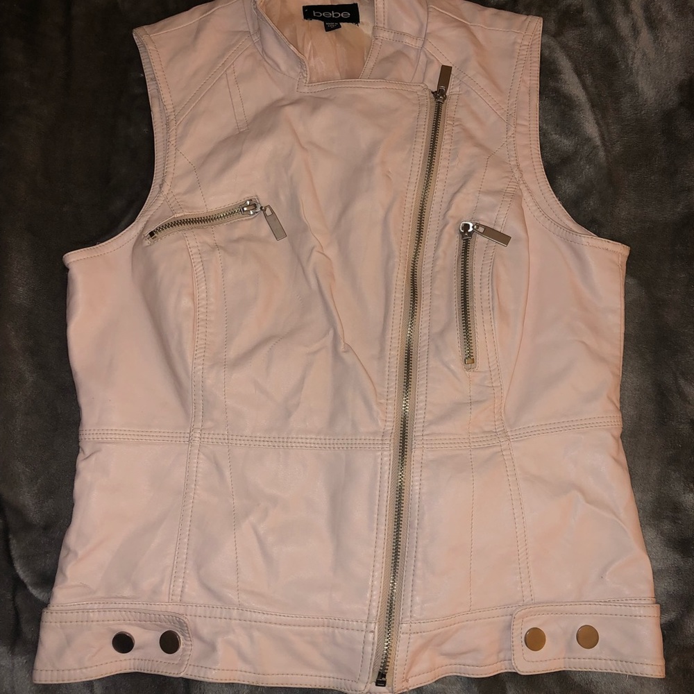 BEBE light pink vest